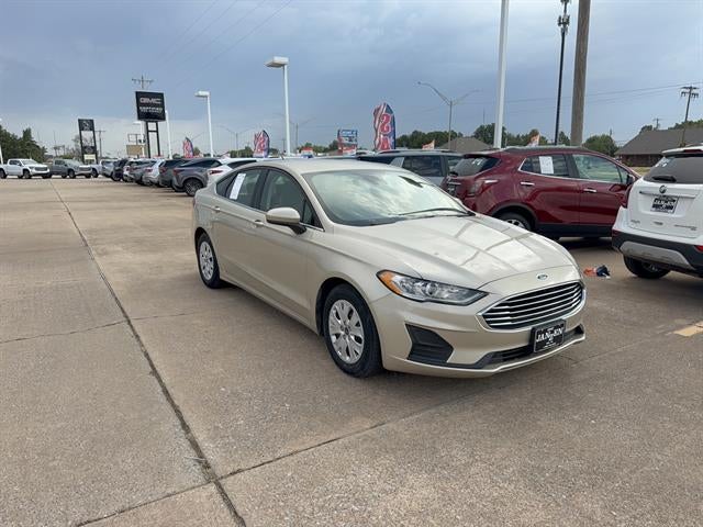 Used 2019 Ford Fusion S with VIN 3FA6P0G74KR161355 for sale in Enid, OK