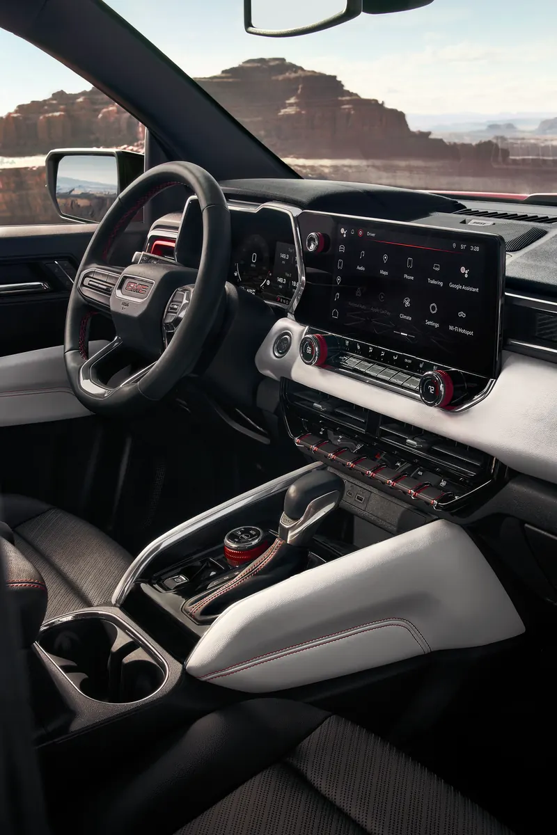 2026 GMC Canyon infotainment system at Janzen GMC in ENID OK