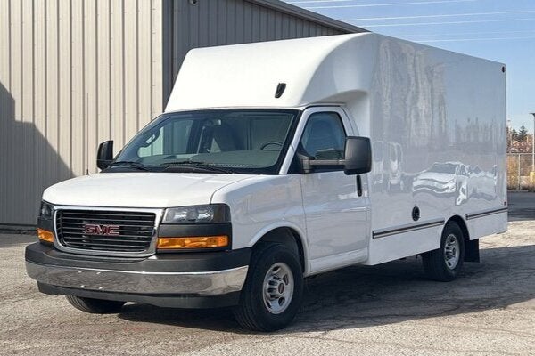 modified GMC savana standing outside